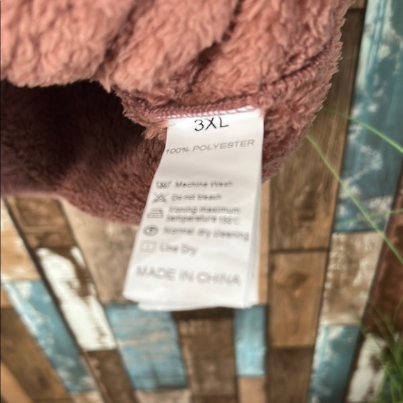 Cozy girls rose Pink Fleece hoodie - Picture 11 of 15